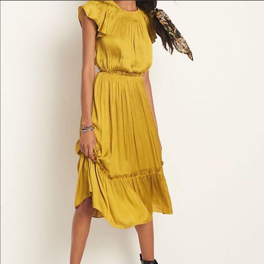 NWT Anthropologie Dodie Flutter-Sleeved Mi…